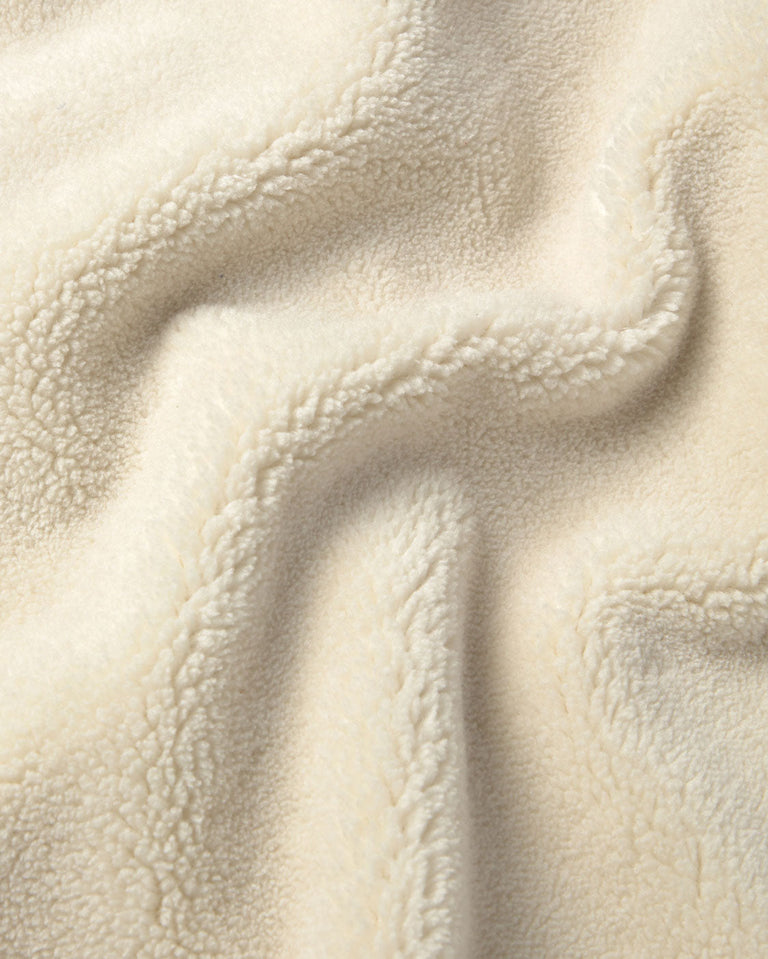 Chaqueta borreguito cruda Kourtney sostenible silueta - 3