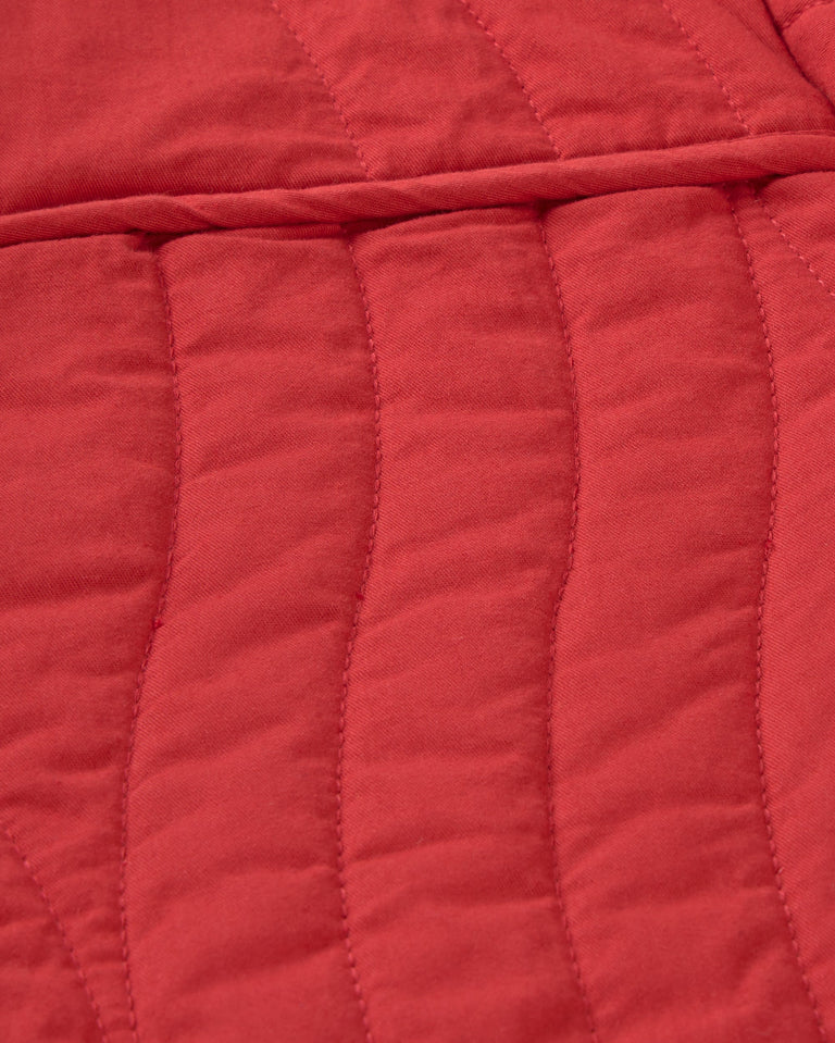Chaqueta acolchada roja Ayo sostenible silueta - 2