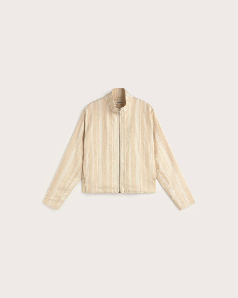 Chaqueta rayas cruda Ceci sostenible silueta - 1