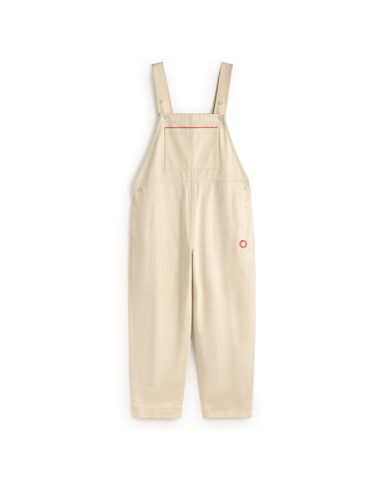 Mono peto crudo bordado a mano Luz sostenible silueta - 1