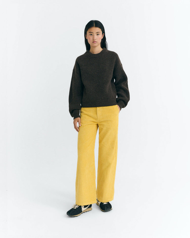 Jersey lana marrón Carmen sostenible - 2