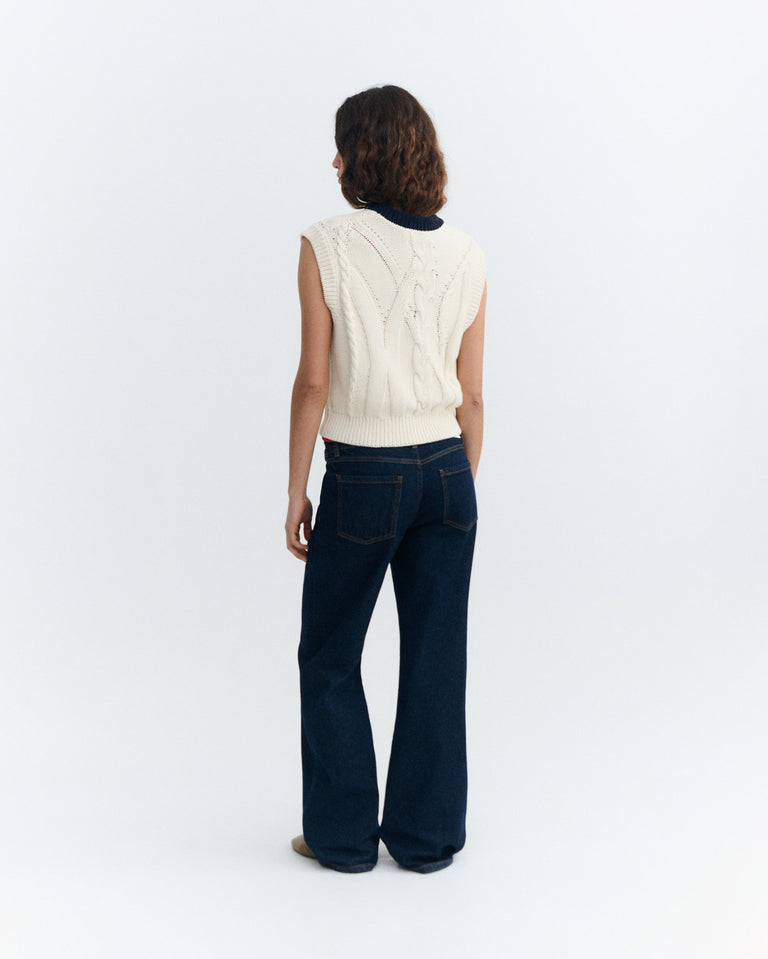 Chaleco punto crudo Aria sostenible - 4