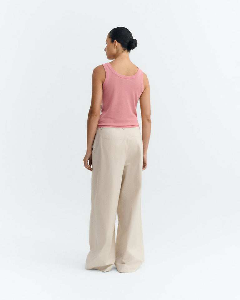 Top punto rosa semitransparente Nocta sostenible - 4