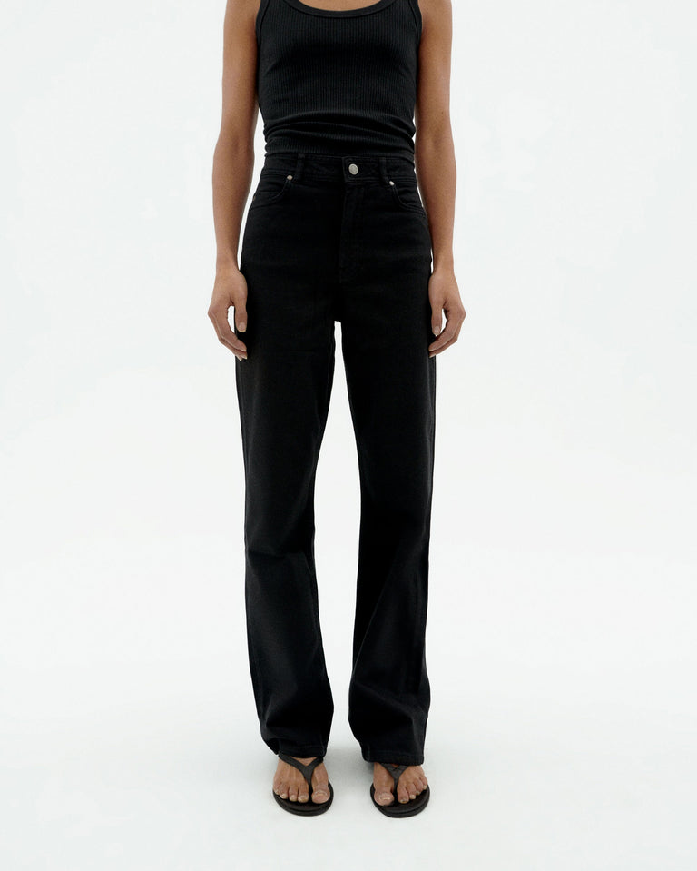 Pantalón negro Theresa sostenible-1