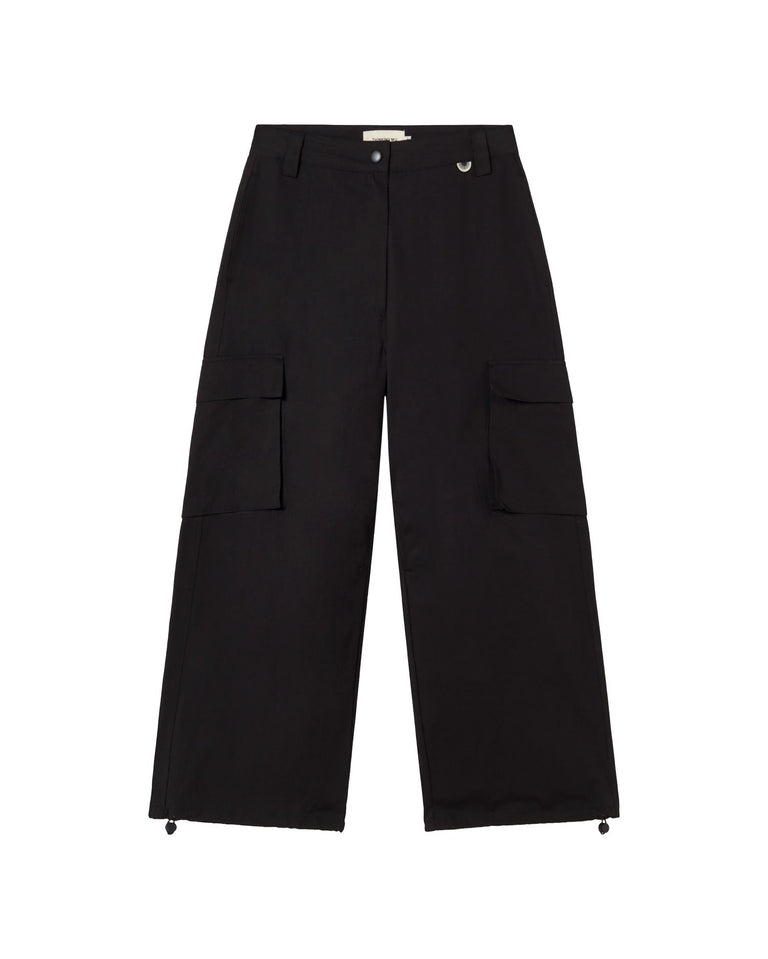 Pantalón negro Val sostenible - silueta 1