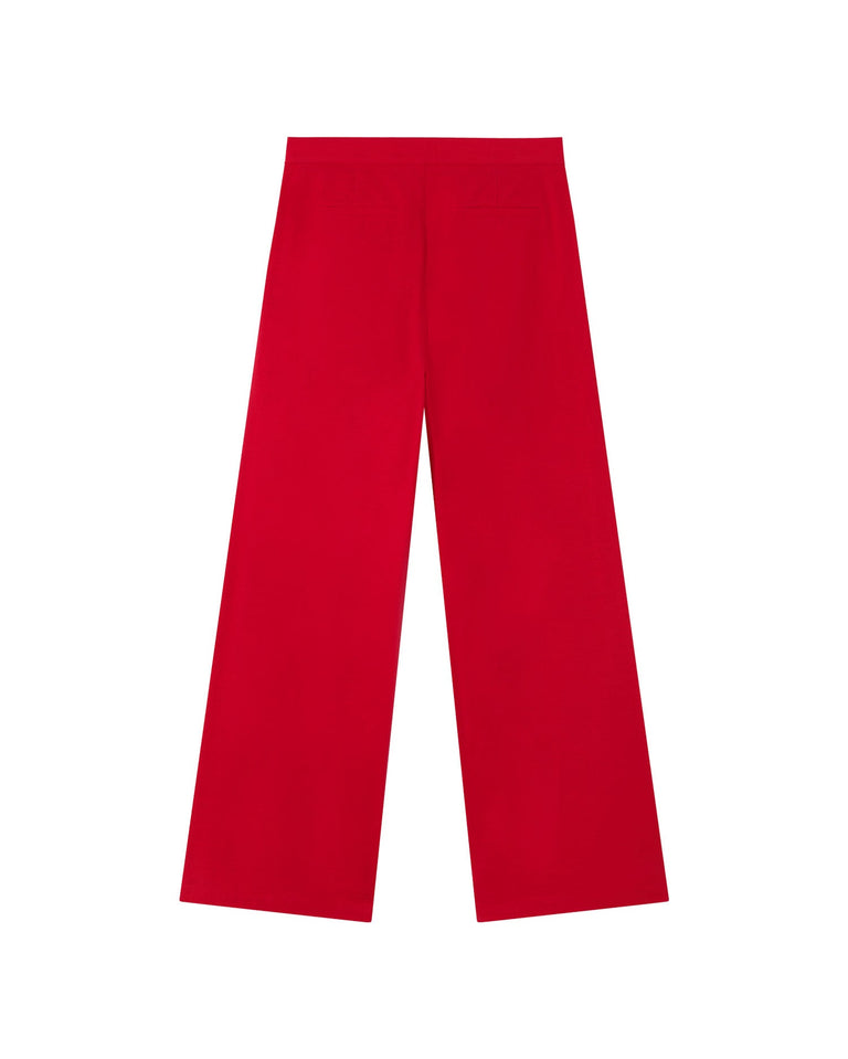 Pantalón rojo Karina sostenible-silueta-2