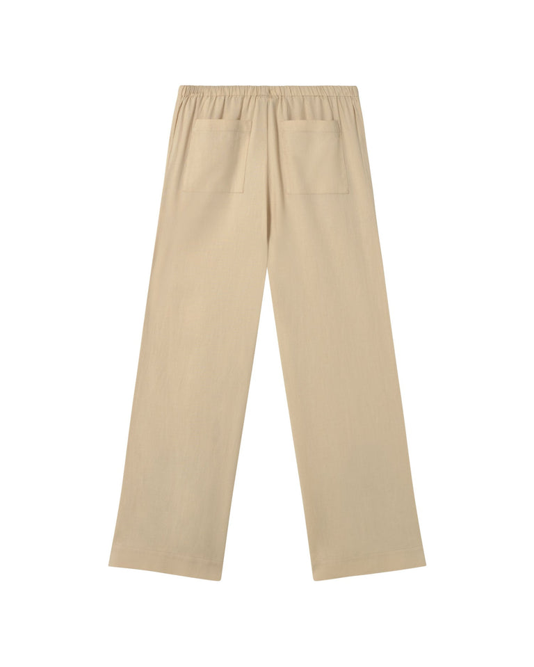 Pantalón crudo marygold Brigitte sostenible-silueta-2