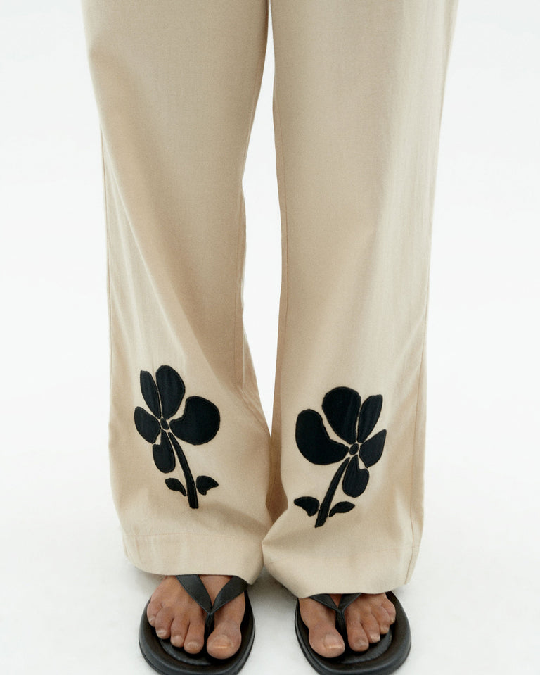 Pantalón crudo marygold Brigitte sostenible-2