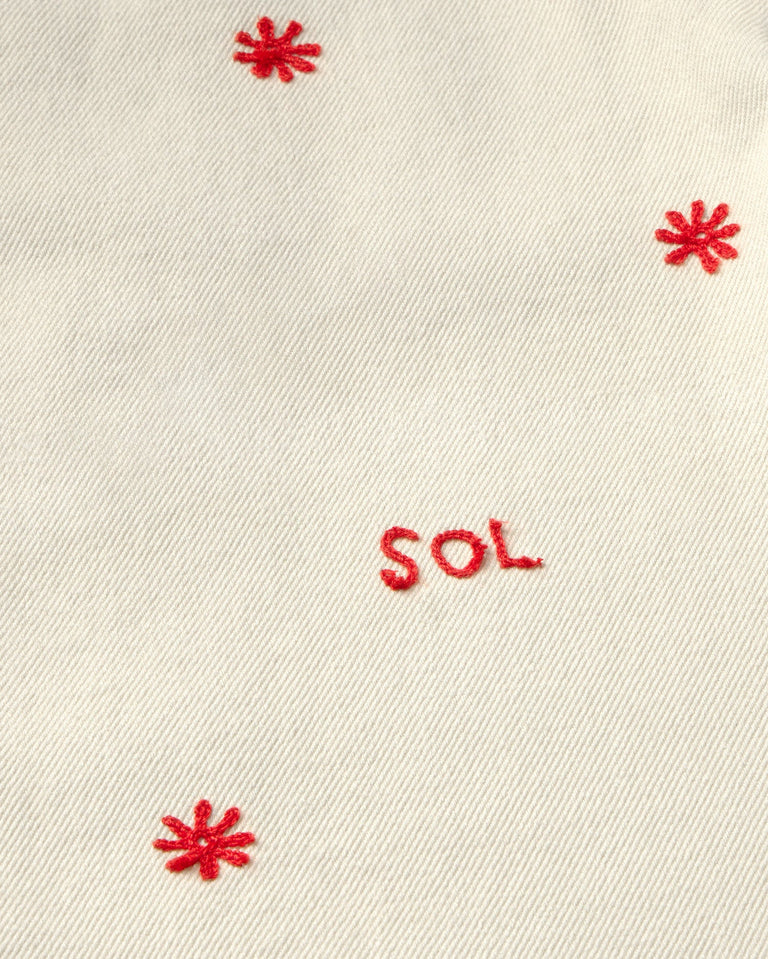 Pantalón crudo sol chain Hedda sostenible - silueta 2