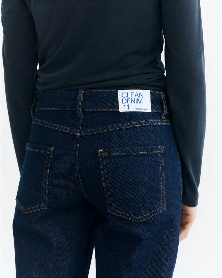 Jeans tiro bajo azul Kettan sostenible - 7