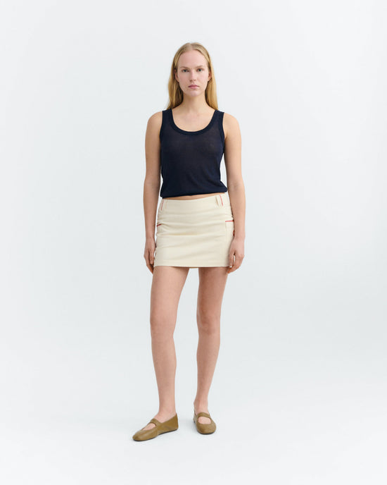 Falda corta bordada a mano Mina sostenible - 1