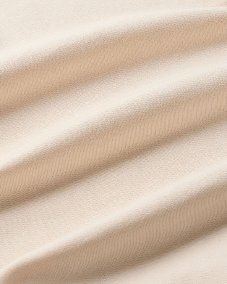 Sudadera blanca wake up Fantine sostenible - silueta6