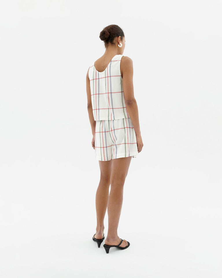 Short rayas multicolor Geranio sostenible-4