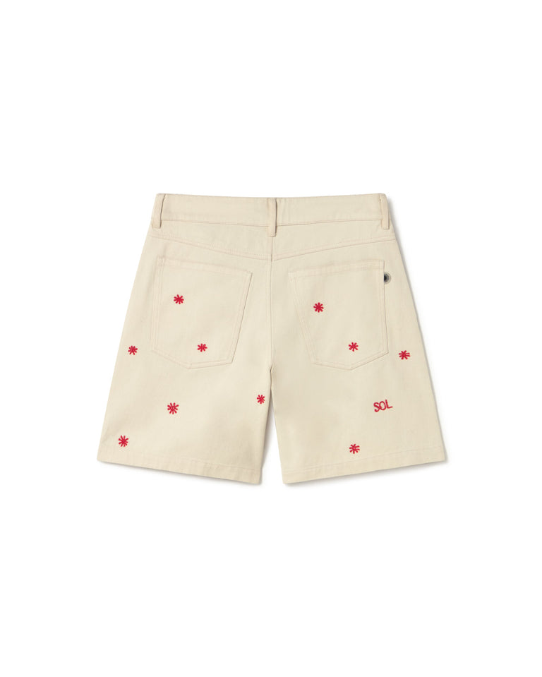 Short crudo sol chain Luisa sostenible - silueta 3