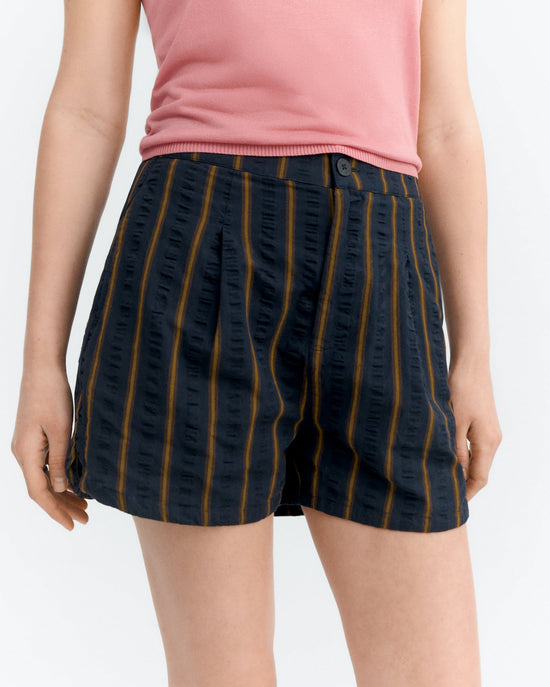 Shorts seersucker rayas Nar sostenible - 3