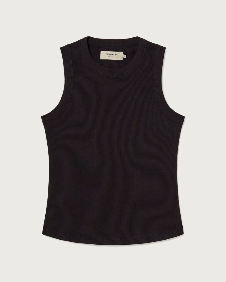 Top negro Juliette sostenible  - silueta 1