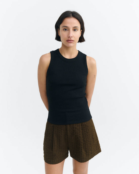 Tank top negro Juliette sostenible - 2