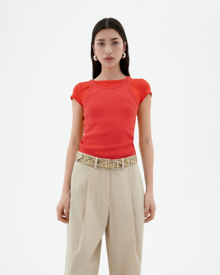 Top rojo Harriet sostenible-1