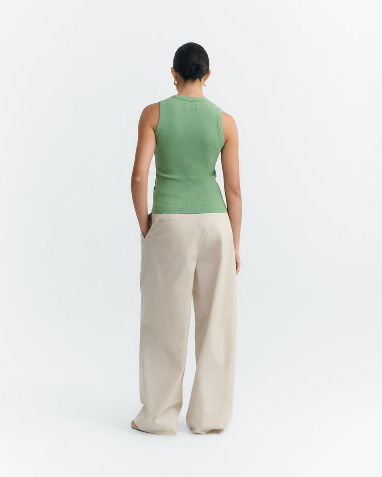 Tank top verde Juliette sostenible - 5