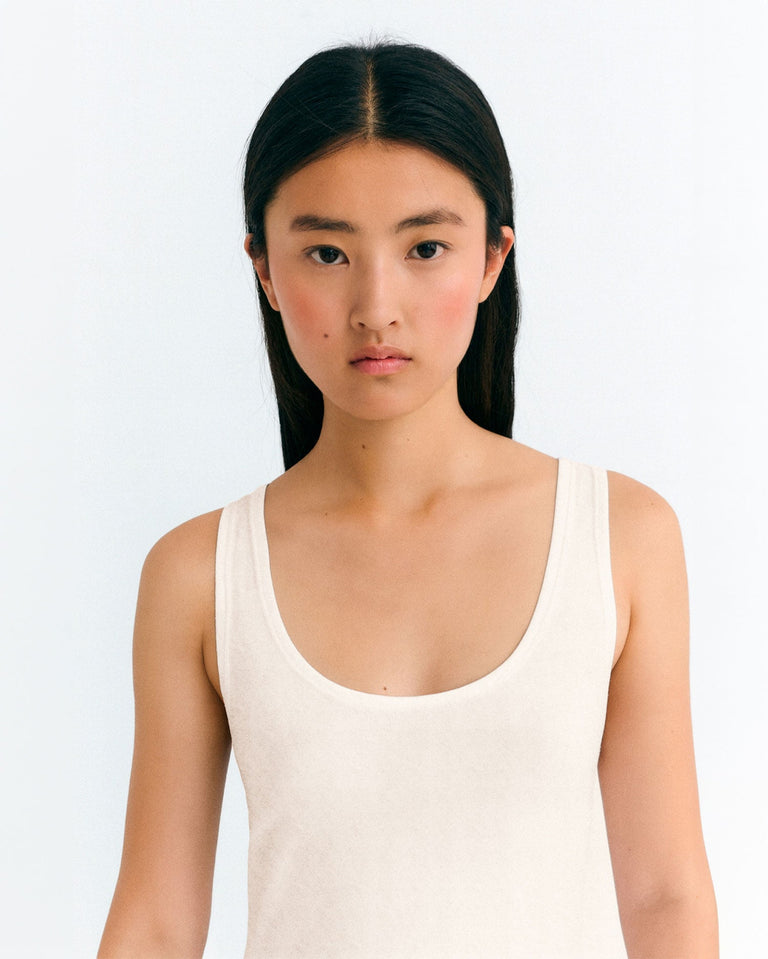 Tank top crudo cashmere Silma - 3