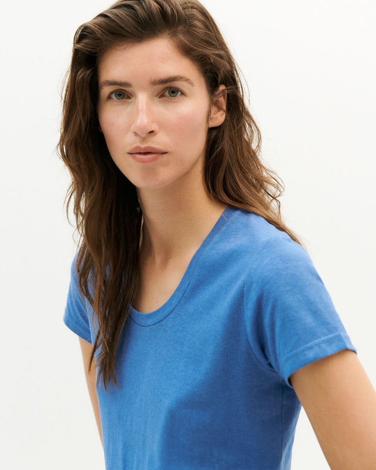 Camiseta azul Hemp Regina-3