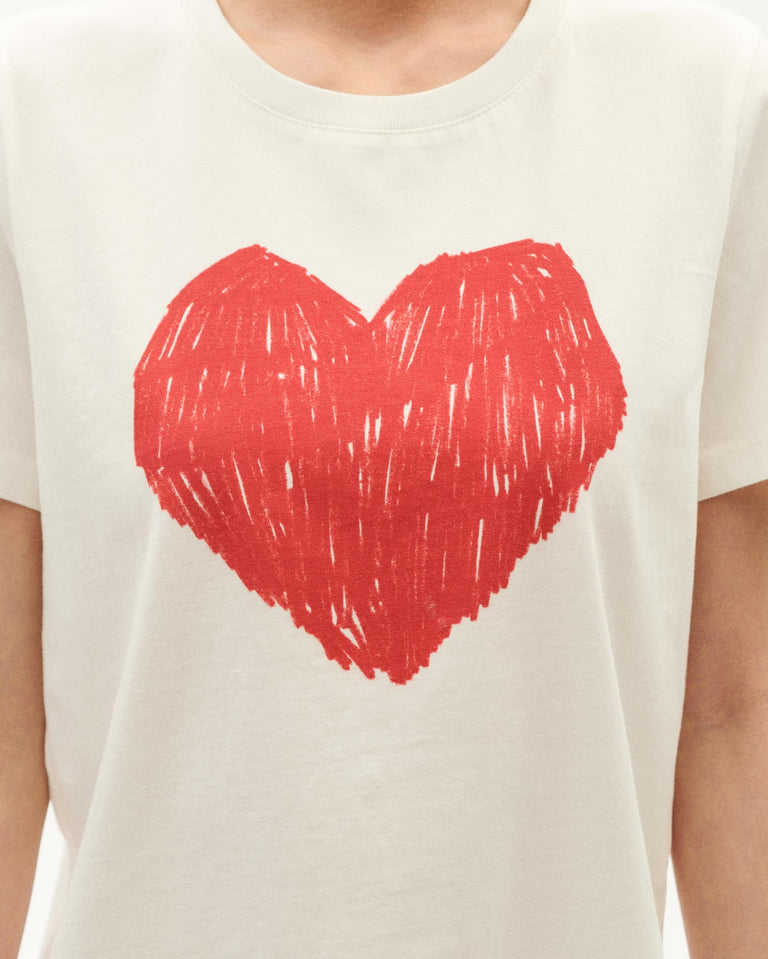 Camiseta blanca heart Ida sostenible-3