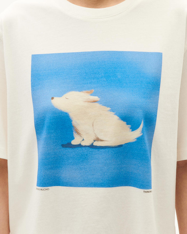 Camiseta blanca animals Lucia sostenible-3