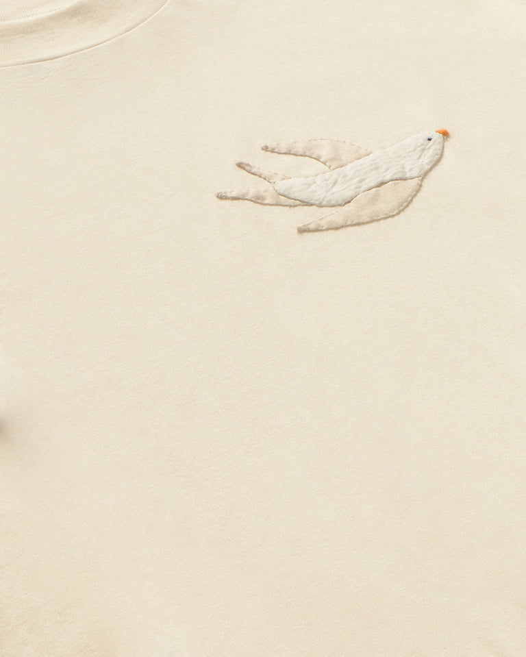 Camiseta bordada a mano bird Volta sostenible silueta - 2