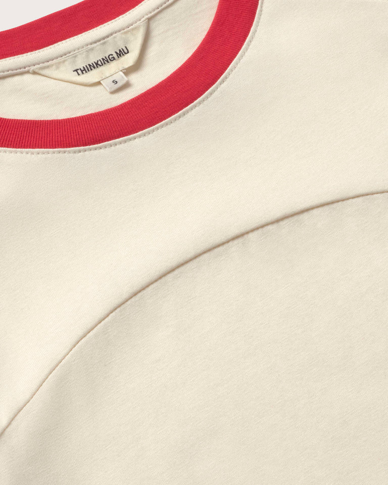 Camiseta slim cruda Selma sostenible silueta - 2