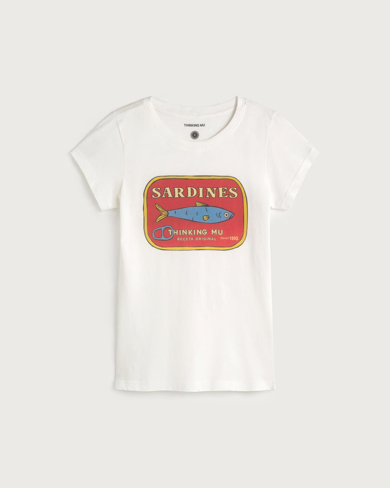Camiseta slim sardines Mirna sostenible silueta - 1