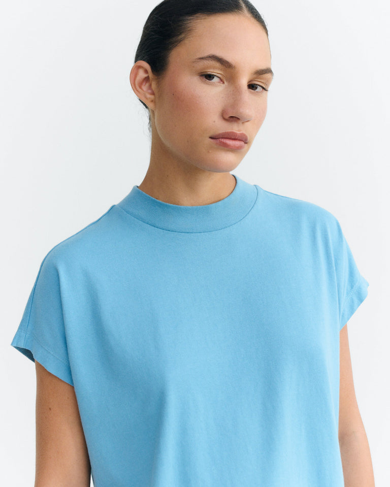 Camiseta básica azul claro Volta sostenible - 3