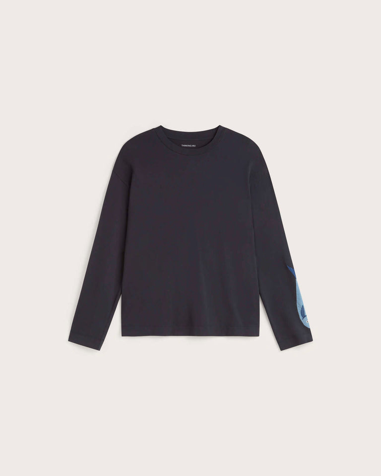 Camiseta manga larga patched boqueron Emily sostenible silueta - 1