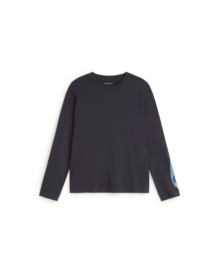 Camiseta manga larga patched boqueron Emily sostenible silueta - 1