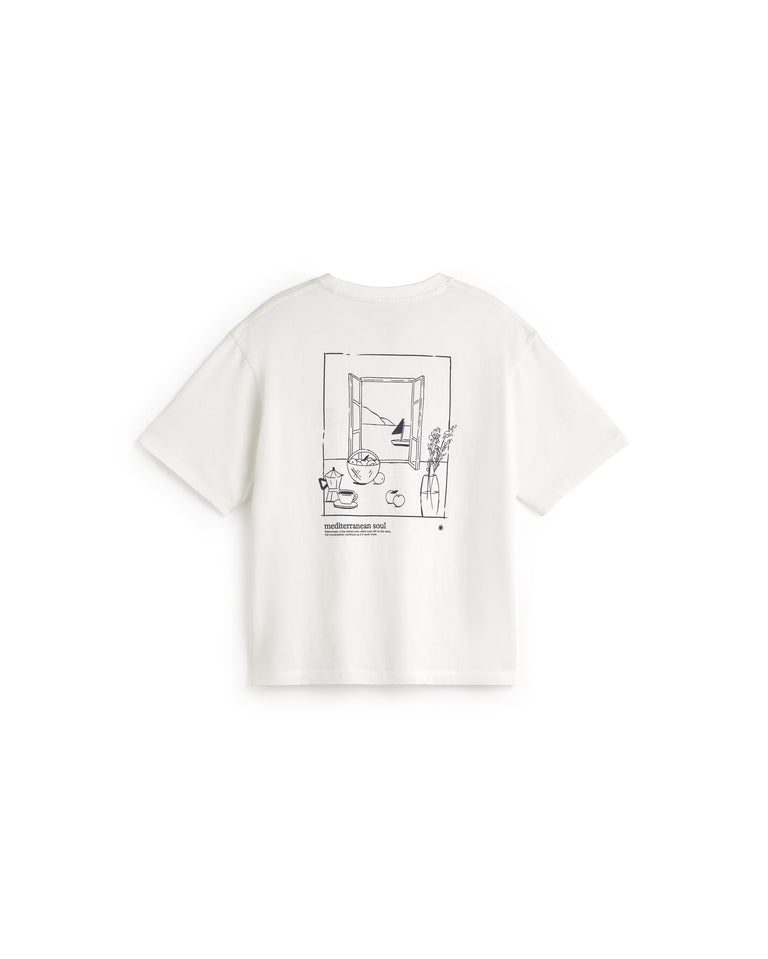 Camiseta window view Lucia sostenible silueta - 3