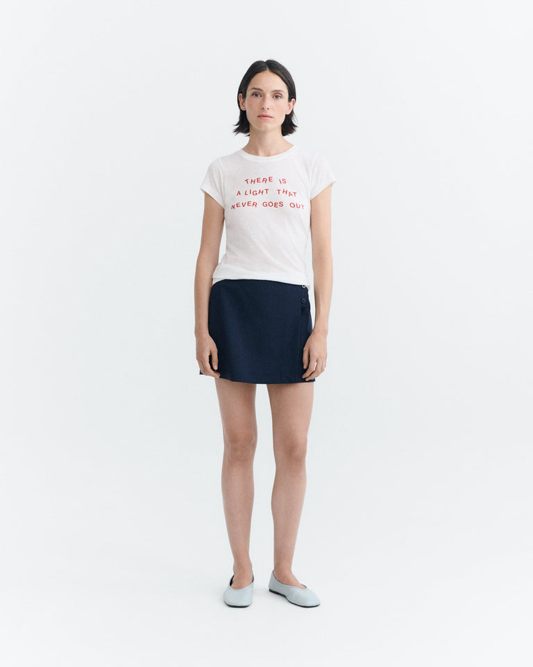 Camiseta slim blanca Mirna sostenible - 1