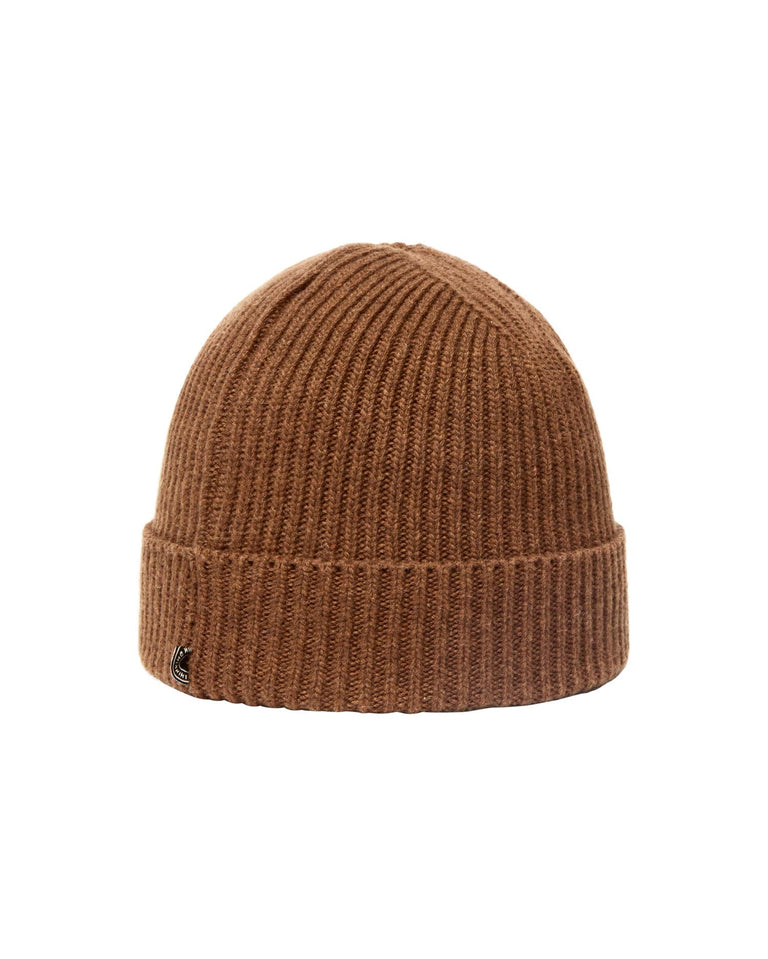 Gorro marrón lana Amor Beanie sostenible - silueta 4