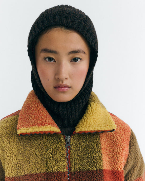 Balaclava lana marrón Jude sostenible - 1