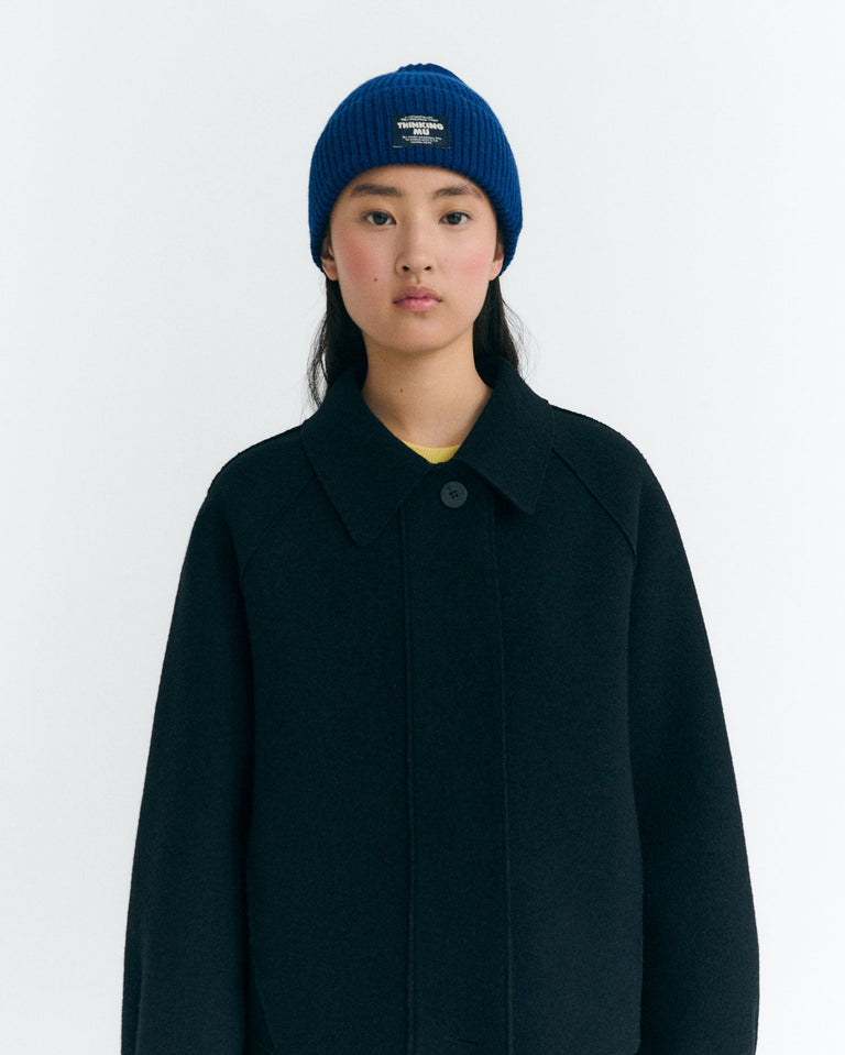 Gorro lana azul Amor sostenible - 1