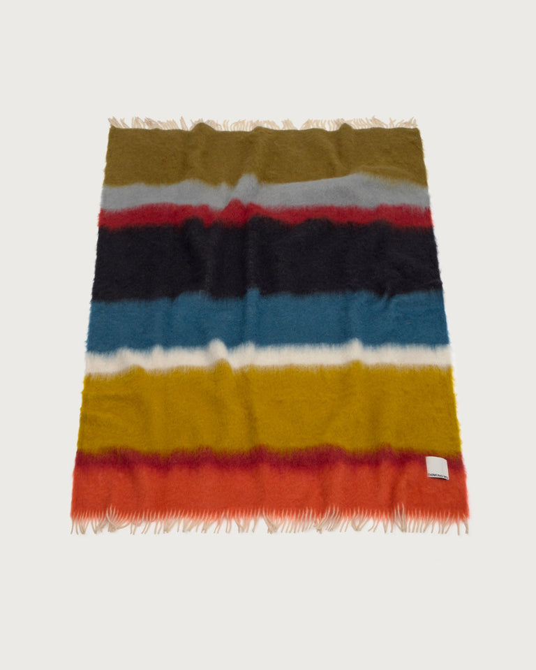 Manta multicolor rojo Matisse Ezcaray - 2