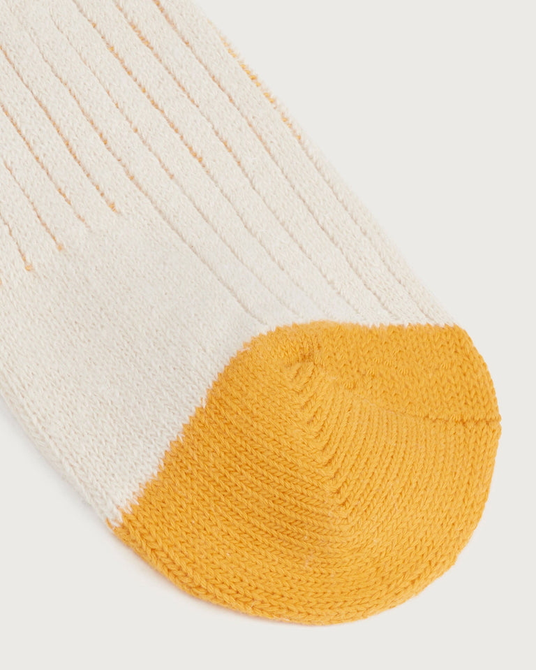 Calcetines amarillos Hemp Peu - silueta 4